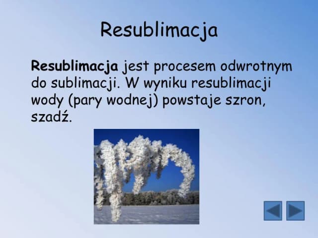 Sublimacja i resublimacja - zjawiska, które zaskakują i fascynują Sublimacja i resublimacja - zjawiska, które zaskakują i fascynują