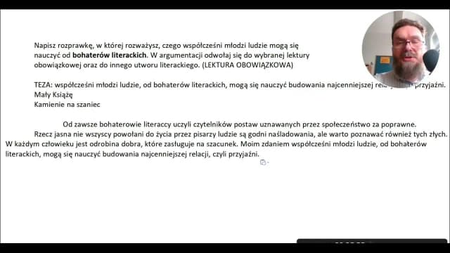 Rozprawka o bohaterze literackim, którego podziwiam – inspiracje i przykłady Rozprawka o bohaterze literackim, którego podziwiam – inspiracje i przykłady