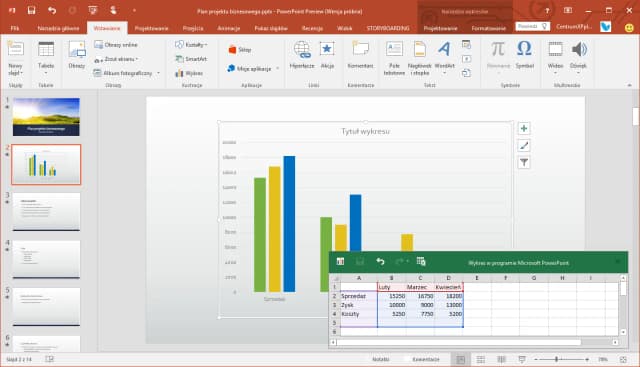Jak wstawić wykres w PowerPoincie i uczynić prezentację bardziej atrakcyjną Jak wstawić wykres w PowerPoincie i uczynić prezentację bardziej atrakcyjną